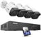 ANNKE 5MP POE Überwachungskamera Set Outdoor, 8CH H.265+ NVR mit 2TB HDD, 4X 5MP PoE IP Kamera für Videoüberwachung Außen, Farbe Nachtsich, Personen-/Fahrzeugerkennung, IP67 Wetterfest