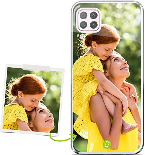 Coverpersonalizzate.it - Cover personalizzata compatibile per Huawei P40 Lite con la tua foto o la tua frase - Custodia personalizzata in tpu trasparente
