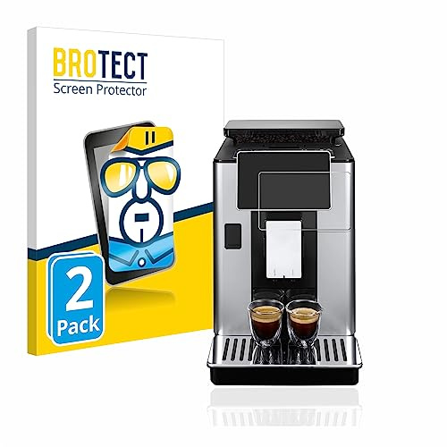 BROTECT (2 Stück Schutzfolie für ECAM610.75.MB/ 610.74.MB/ 610.55.SB/ 612.55.SB Displayschutz Folie Made in Germany, Ultra-Klar