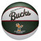Wilson Mini-Basketball TEAM RETRO, MILWAUKEE BUCKS, Outdoor, Gummi, Größe: MINI