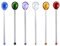 EXCEART Dessertlöffel Glas Rührlöffel Kaffeelöffel Swizzle Sticks Hitzebeständig Teelöffel Eislöffel Latte Macchiato Joghurt Löffel für Küche Zuhause Restaurant Café 6 Stück Zufällig