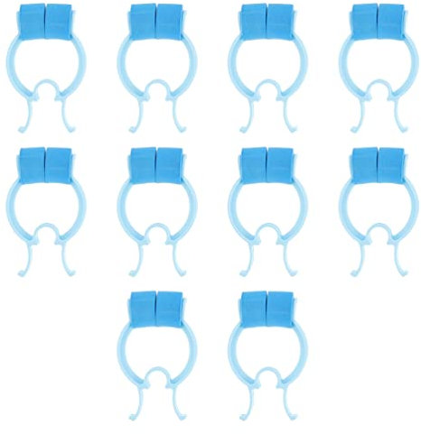 Ciieeo 10 Pièces Clip De Correction Du Nez Clips De Lève-nez Clip Bouchon De Saignement De Nez Pince Pour Saignement De Nez Pince-nez D'urgence Plastique Eva Manquer Antidérapant Bande