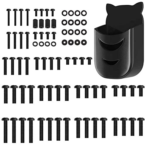 Universal TV Mount Screws Kit for Onn Sony Westinghouse Philips Toshiba Insignia TV Mounting Hardware Kit wr Remote Holder, Includes M4 M5 M6 M8 TV Mounting Screws, Washers for TV Wall Mount Screws