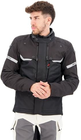 Revit Outback 4 H2O Motorrad Textiljacke (Black,XXL)