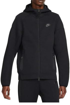 Nike Herren Tch Fz Wr Kapuzenjacke, Black/Black, S