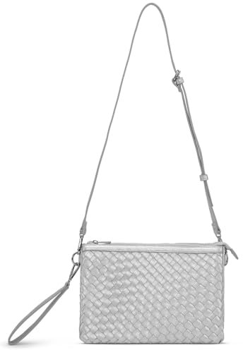 Ilse Jacobsen - Damen - Schulterriemen - BAG08CB - Vielseitige Umhängetasche aus geflochtenem Kunstleder