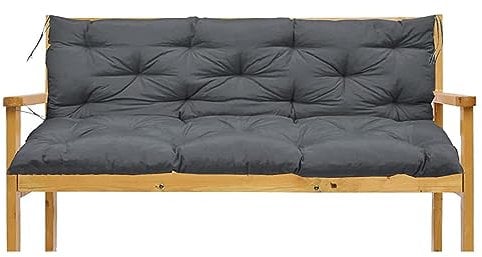 AZHANGYB Bankauflage Gepolstert Auflage Mit RüCkenteil FüR Bank 150x100x10cm, RüCkenkissen Bank, Outdoor Sitzkissen Bankkissen, Polsterkissen Sitzauflage FüR Terrasse