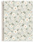Miquelrius - Notebook A4 (210 x 297 mm), kariert 5 mm, 120 Blatt 70 g/m², Einband aus grünem Karton, 4 farbige Streifen, Kupferspirale, Kollektion Spring Flowers, Blumen