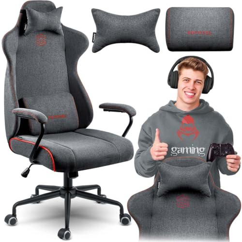 Sofotel Schreibtischstuhl Werona, Ergonomischer Bürostuhl & Gamingstuhl, Grau