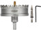 Mollom (90mm | 3-17/32) Sierra de Corona de T.C.T Carburo Broca con 2 Brocas,Punta de carburo de tungsteno para Metal Duro,Acero,Hierro,Cobre,Madear,Latón,Plástico