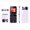 AZUIQiMeng Mini i15 Pro Téléphone Portable Débloqué 2024, Plus Petit Téléphone Mobile, Téléphone à Clapet pour Les Personnes âgées, Dual Sims, 1000mAh, 1.8 inch (Rose)