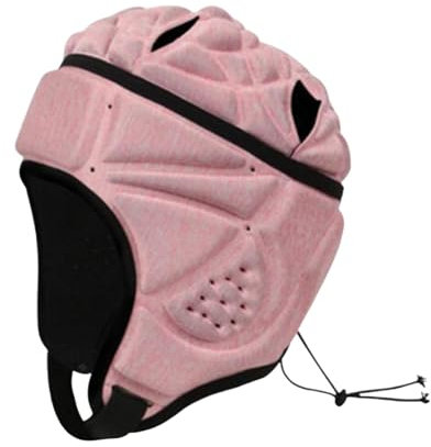 Baoblaze Casque de Rugby, Casque de Rugby, équipement de Protection, Chapeau de Gardien de But, Casque de Football, pour Flag Football Baseball, Rose