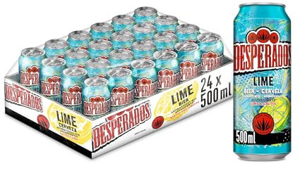 Desperados cerveza Lima pack lata, 24 x 50cl