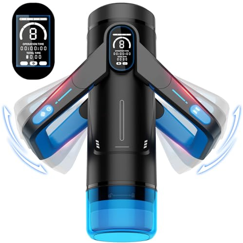 Eanatoys Elektrischer Masturbator für Männer 9 Vibration & Teleskopfunktion