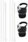 Fonyiunce 2er-Set Bouchon Gourde Isotherme Universel,Accessoires pour Bouchon de Bouteille D'eau de Sport,Bouchon Gourde Isotherme avec Paille et Brosse Nettoyage,Bouteille Couvercle Paille Sans BPA C