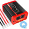 JIGUUN 3000W 9000W Wechselrichter 12V auf 230V Reiner Sinus Spannungswandler mit LCD-Anzeige,Abnehmbare Fernbedienung,2 EU Steckdosen,3 USB+Typ-C,Geeignet für Wohnmobil,Camper,LKW,Kfz Konverter