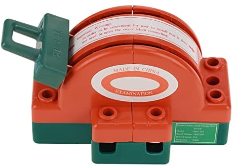 2 Pezzi 32A 220 V 2 Poli Sezionatore a Coltello, Sezionatore a Coltello Doppio Interruttore a Coltello Sezionatore di Alimentazione Interruttore a Doppio Coltello Interruttore di