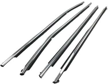 PPLKHS pour Toyota pour Corolla 2014-2019 Chrome Voiture Fenêtre Porte Bande D'étanchéité Joint D'étanchéité Garniture Joint en Verre Étanche Bande d'étanchéité Voiture