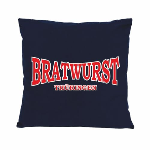 Spaß Kostet Kissen mit Spruch und Füllung Dekokissen Bratwurst Thüringen