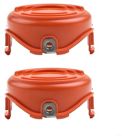BlesConi Lot de 2 capuchons pour bobine de débroussailleuse Black Decker GL9035 GL8033 GL7033 - Pièce de rechange 90583594
