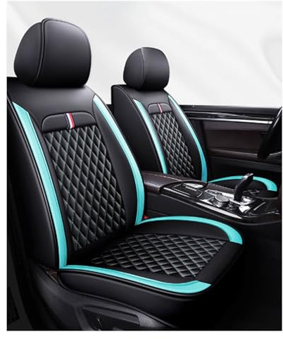 Alles inklusive Auto Sitzbezüge Sets, Autositzbezüge Leder Sitzbezüge Auto Für FIAT 500 /500C /500e /500L /500X /600 /Seicento/Croma/Croma Autonomy, Wasserdicht Atmungsaktive Rutschfester, 5 Sitze(D)