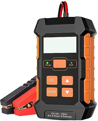 12V 10A 24V 5A Coche Camión Probador De Batería Cargador Plomo Ácido Batería Pulso Reparación Herramienta Gel Litio Fuente De Alimentación