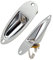 2pcs Chrome Loaded Guitar Output Jack Plug Socket With Plate Mono for Fender Strat Stratocater Style Electric Guitar 1/4