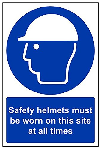 vsafety 41001 Hammer au-s Sicherheit Helme zu tragen, auf Baustellen... Sign, 200 mm x 300 mm (3 Stück)