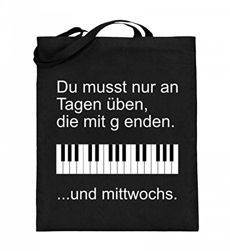 Chorchester Hochwertiger Jutebeutel (mit langen Henkeln) - Pianisten aufgepasst!