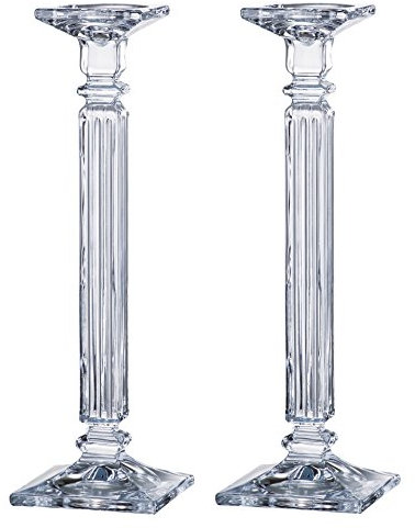 Barski Schöne Kristalline Leuchter – Kerzenständer ist 40,6 cm H – Made in Europe – 2 Paar