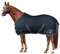 Horses, Pferdekoppeldecke Horses Turnout 200 gr, Wasserdicht, Gepolstert, Widerstandsfähig, mit Kreuzgurten, Blau, 128 cm