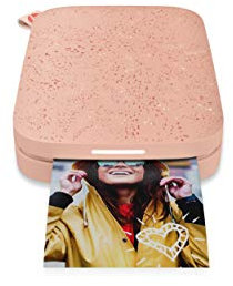 HP , Farbig, Sprocket Mobiler Fotodrucker (Drucken ohne Tinte, Bluetooth, 5 x 7,6 cm Ausdrucke) Blush Pink