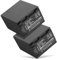 subtel, Batteria per Fotocamera, Compatibile con Sony AX53 4K HANDYCAM FDR-AX53, NP-FV70, NP-FV50 (7.2V, 3090mAh) 2 Pezzi