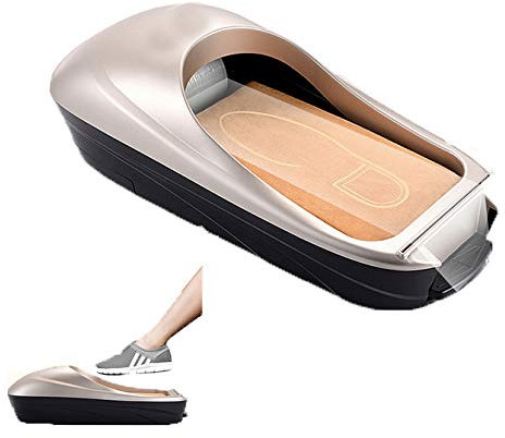DDIAN Distributeur Automatique De Couvre-Chaussures pour La Maison avec Film pour Chaussures Environ 500 Fois Machine De Distributeur De Protection Antidérapante Facile À Utiliser