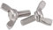 BOZONLI Flügelschrauben, Flügelbolzen, Edelstahl Maschinenschrauben Schrauben, M8×50mm,3 Stück