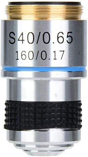 POFET 40X 185 Obiettivi Acromatici Obiettivi Microscopio 40 0,65 160 0,17 SP Lenti Eliminano i Riflessi Indesiderati per il Microscopio Biologico