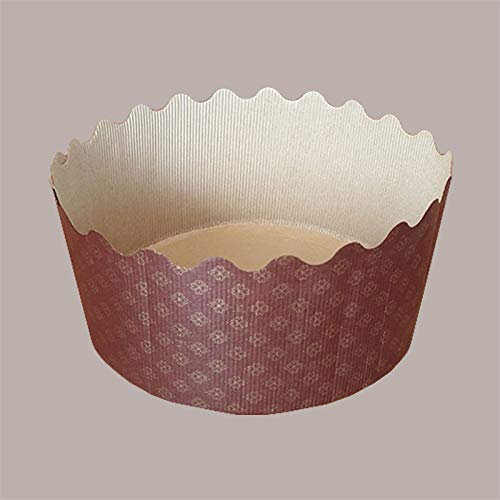 Lucgel Moule en forme de cuisson jetable pour Panettone Maxi 5 kg Dm330H170 mm – 2 pièces –