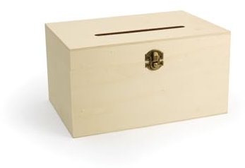 Urne en bois - 24 x 14 x 16 cm