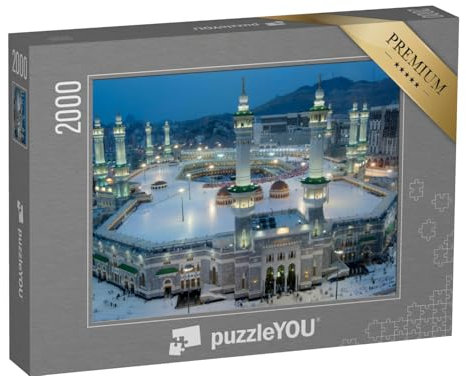 puzzleYOU: Puzzle 2000 Teile „Mekka bei Nacht, Saudi-Arabien“ – aus der Puzzle-Kollektion Arabien