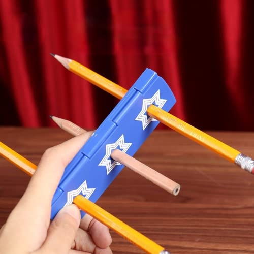 MOMOMAGE Bleistift Penetration Münzen Zaubertricks Zaubertrick Spielzeug Einfache Nahaufnahme Spaß Magic Requisiten