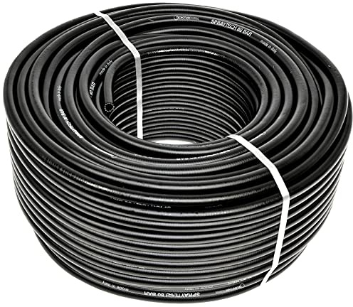ABREK 8 X 14 MM - 40 Bar - 100MT Tubo PVC Alta Pressione RETINATO IRRORAZIONE DISERBO