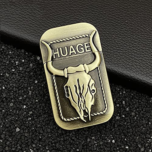 DFGHJK Enthusiasten Tiger Kuh Gas Licht Farbe Winddicht, Gravieren Feuerzeug, Punkt Tabak Point Feuer Radibutan Expansion Rote Flamme Männer Bar Rauchen Gadget (Color : C)
