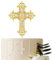 Kreuz Tortendeko Gold Taufe Konfirmation Kommunion Cake Topper Diamantkreuz Kuchen Deko
