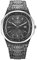 JewelryWe Herrenuhr Retro Analog Quarz Armbanduhr 30m wasserdichte Datum Kalender Vintage Blumenmuster Herren Uhr mit Metall-Armband Silber