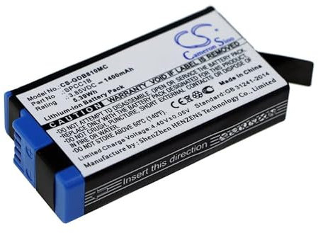 Battery For GoPro ACBAT-001, Max, Max 360, SPCC1B, 601-26762-000,