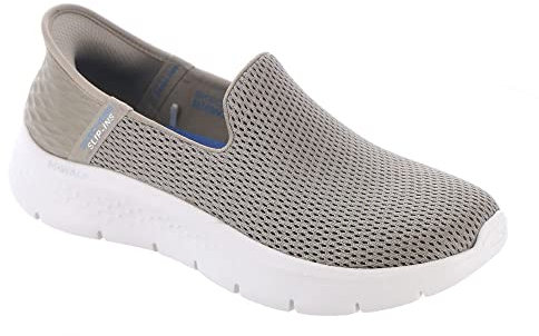 Skechers Go Walk Flex Slip-ins – Relish, Zapatillas Mujer, Blue Taupe, 38 EU Ancho