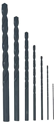 Pack of 10 x HSS Long Series Drill Bits Split Point For Metals Wood & Ceramics (3.0mm x 100mm)
