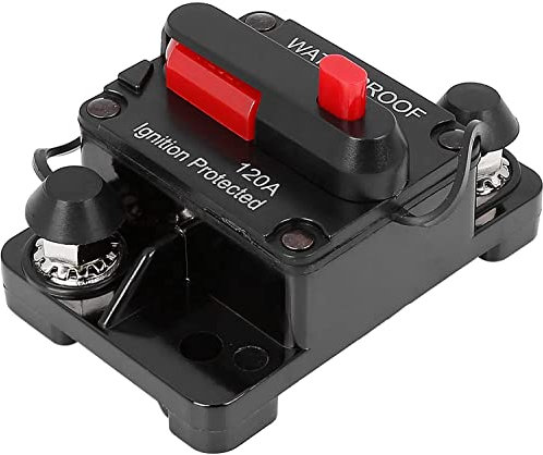XYWHPGV Remplacement du disjoncteur 120A d'inverseur de porte-fusibles étanches à réinitialisation manuelle pour l'automobile(85ada 3588f 861c1 858a2 4640b fa98d