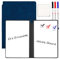 Marte Vanci Whiteboard-Notizbuch, Mini-Whiteboard wiederverwendbar, trocken abwischbar White Board mit Stift und Wischtuch, A5, tragbar notizbuch für Notizen, Listen, Memo