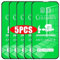 Clear - Protectores de pantalla de cerámica para iPhone 15 (5 unidades)